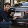 2D Decorative License Plate with Stylish Design for Car Front and Rear