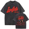 Washed Vintage Rapper Don Toliver Hardstone Psycho Album Print T Shirts Unisex Women Fashion Hip Hop Oversized Tshirts Streetwear