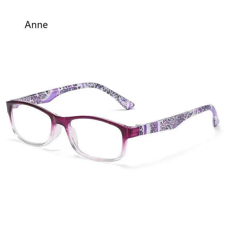 Reading Glasses Women Anti Blue Ray Lenses +1.00 +2.00 +3.00 +4.00 Red Purple Retro Plus Prescription Eyewear Clear Óculos
