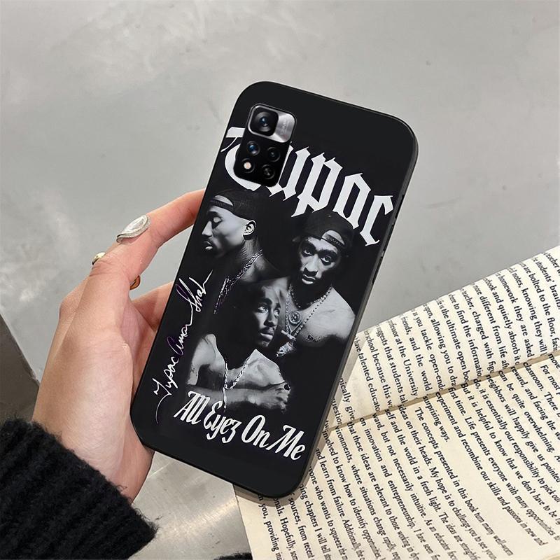 Phone Case For Xiaomi Redmi note 13 12 Pro 11S 11 10 Pro 10S 12S Redmi 10 10C 9C 13C Tupac 2pac Singer Case