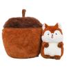 Plush Candy Squirrel Toy Cartoon Stuffed Doll Bedroom Decoration Kids Gifts