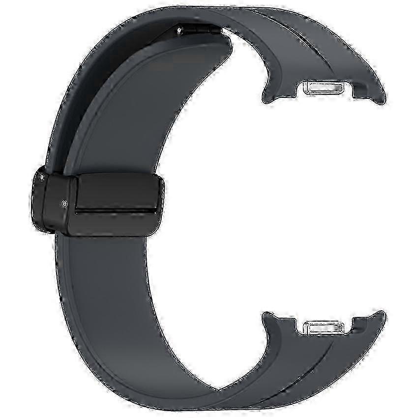 Magnetic Silicone Watch Strap compatible with Galaxy Watch 8 & 8 Classic (40mm/44mm) - Foldable Buckle Design