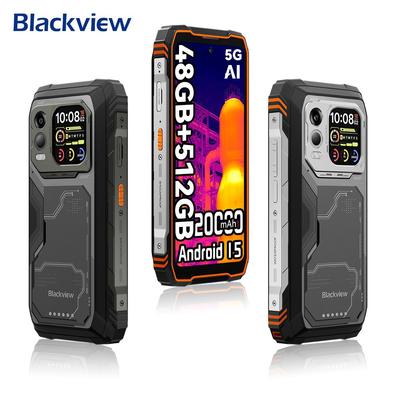 Blackview XPLORE 1 Pro 5G AI Outdoor Smartphone 48GB+512GB Thermal Imaging Camera Mobile Phone