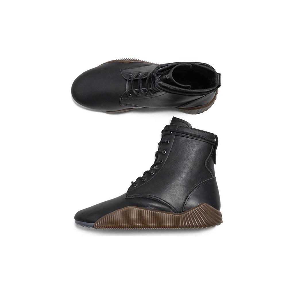 Onitsuka Tiger Acromount Boot Black Unisex High Top Leather Lifestyle Retro Track Boots 1183B747-001