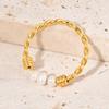 Freshwater Pearl Light Luxury Ring Elegant Finger Ring Simple Pearl Ring  Mother's Day Gift