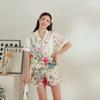 Pajamas, Women's Cartoon Printed Suit, Short Sleeved Shorts, High-end Home Clothes, Worn for External Wear