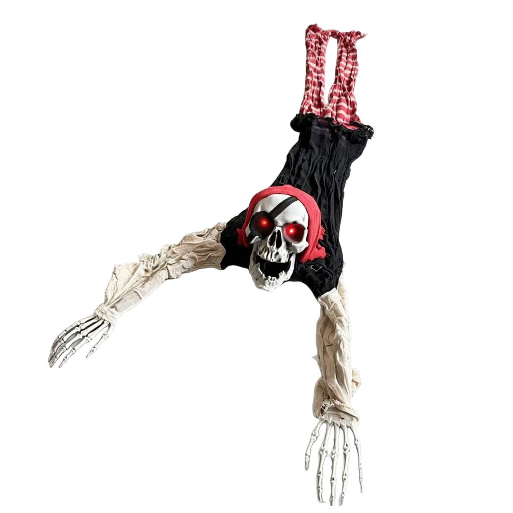 Halloween Skelet Decoratie met Lichten en Geluiden, Kruipend Prop voor Binnen Buiten Huis