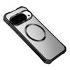 For Google Pixel 10 Pro XL Case Compatible with MagSafe Hard PC Metal Frame Frosted Phone Back Cover