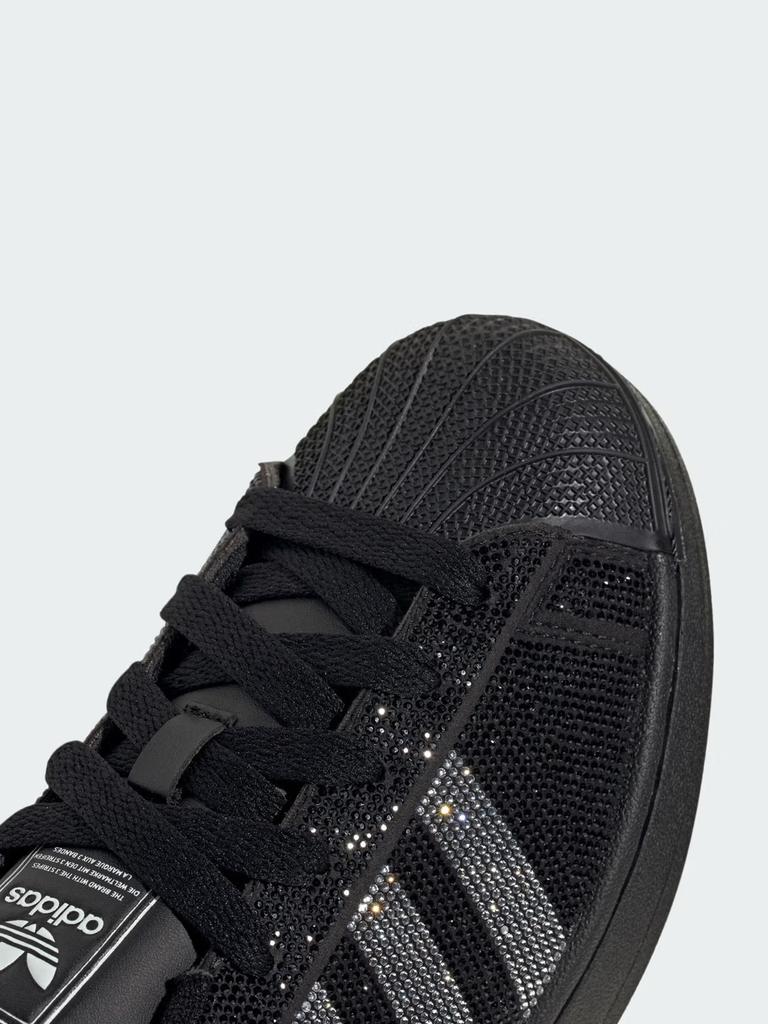 Adidas SUPERSTAR II classic retro glittering diamond shell-toe shoes, Adidas Three-Leaf Clover Adidas IH4200