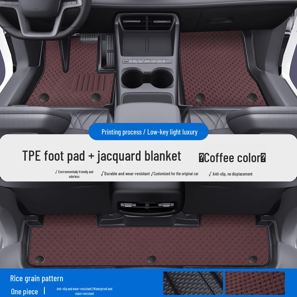 Yuan PLUS/UP/PRO & Qin L/PLUS/EV Destroyer TPE Car Floor Mats and Door Sill Covers - Full Coverage