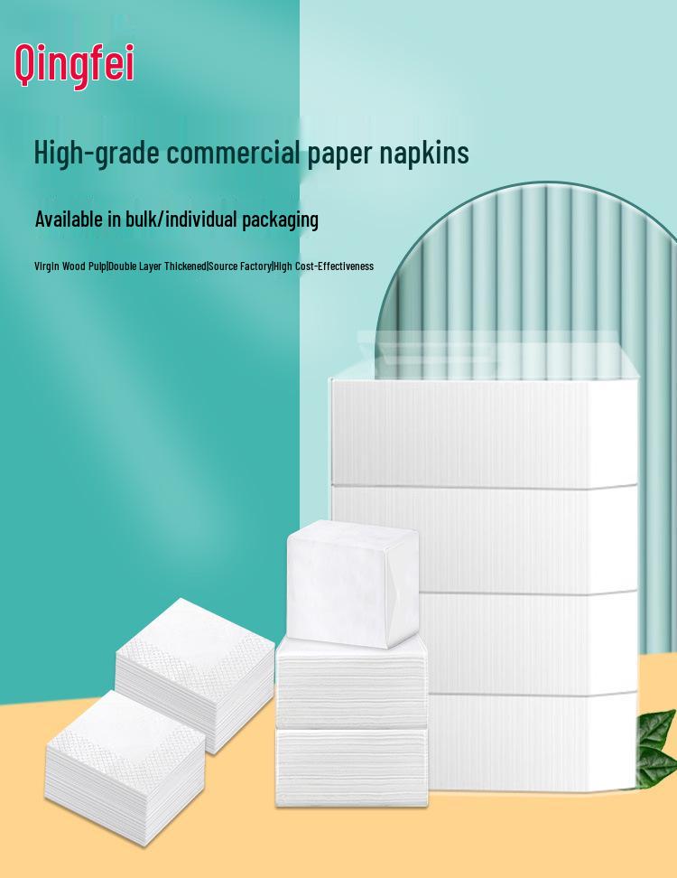 Square Paper Napkins for Catering, Restaurants, Hotels, and Cafes
