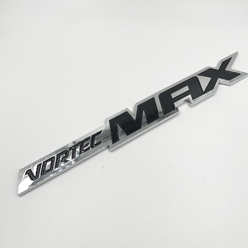 

Наклейки с логотипом автомобиля ABS для VORTEC MAX V8 Style Fender Emblem Badge Decal для автоаксессуаров Silverado серебряный/чёрный