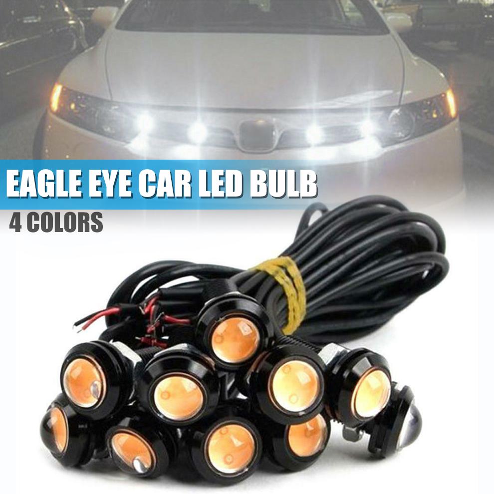 

Pdtoweb 10шт 18мм автомобиль Eagle Eye DRL светодиодные дневные ходовые огни светодиодный резервный задний ход