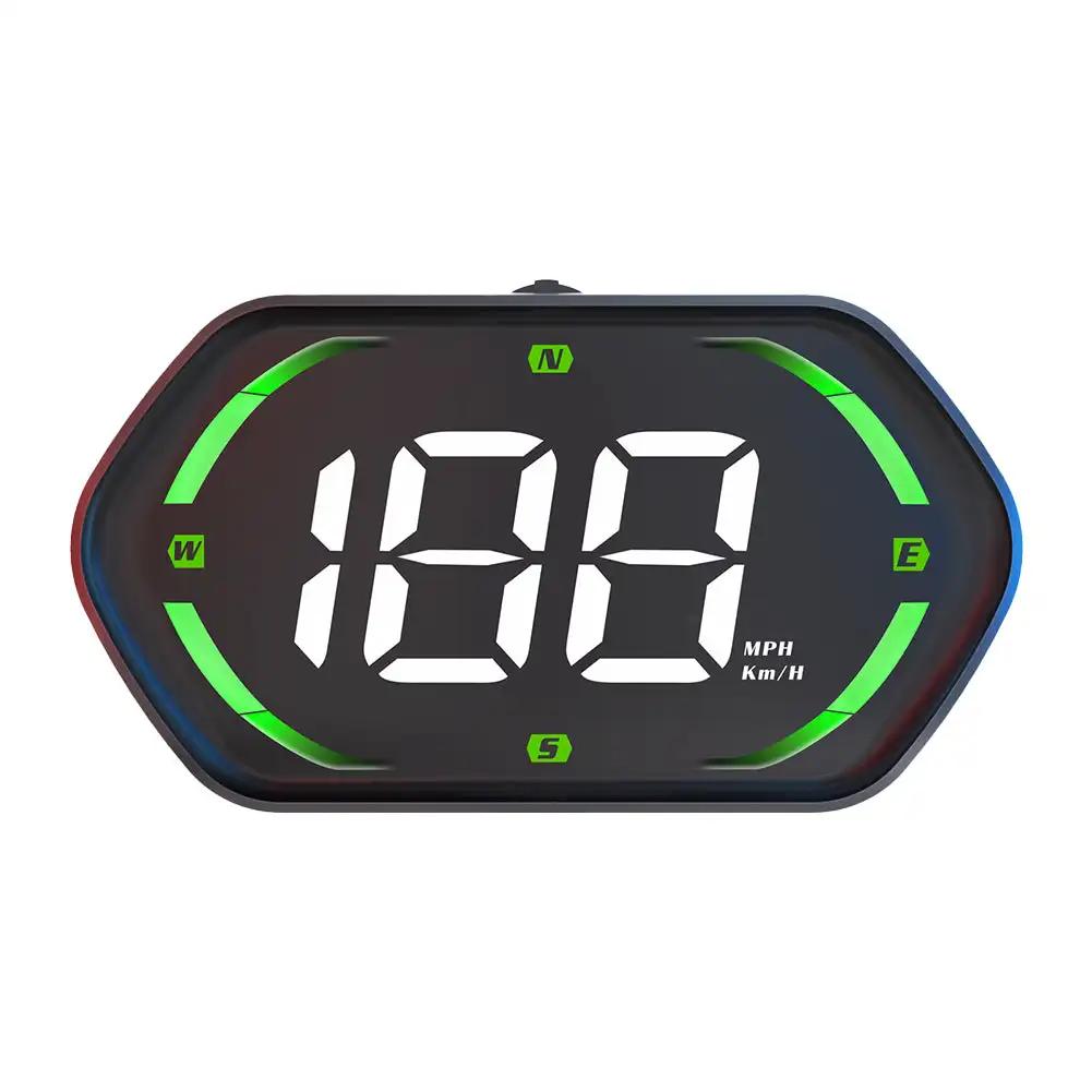 

Universal Car GPS Speedometer HUD Digital KMH MPH Head Display Plug and Play for Motorcycle Truck Part Accessories with Bracket