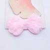 12Pcs 80*45mm Padded Plush Furry Bow Tie Flatback Scrapbooking Ornamnet Patches Accessories DIY Crafts Supplies