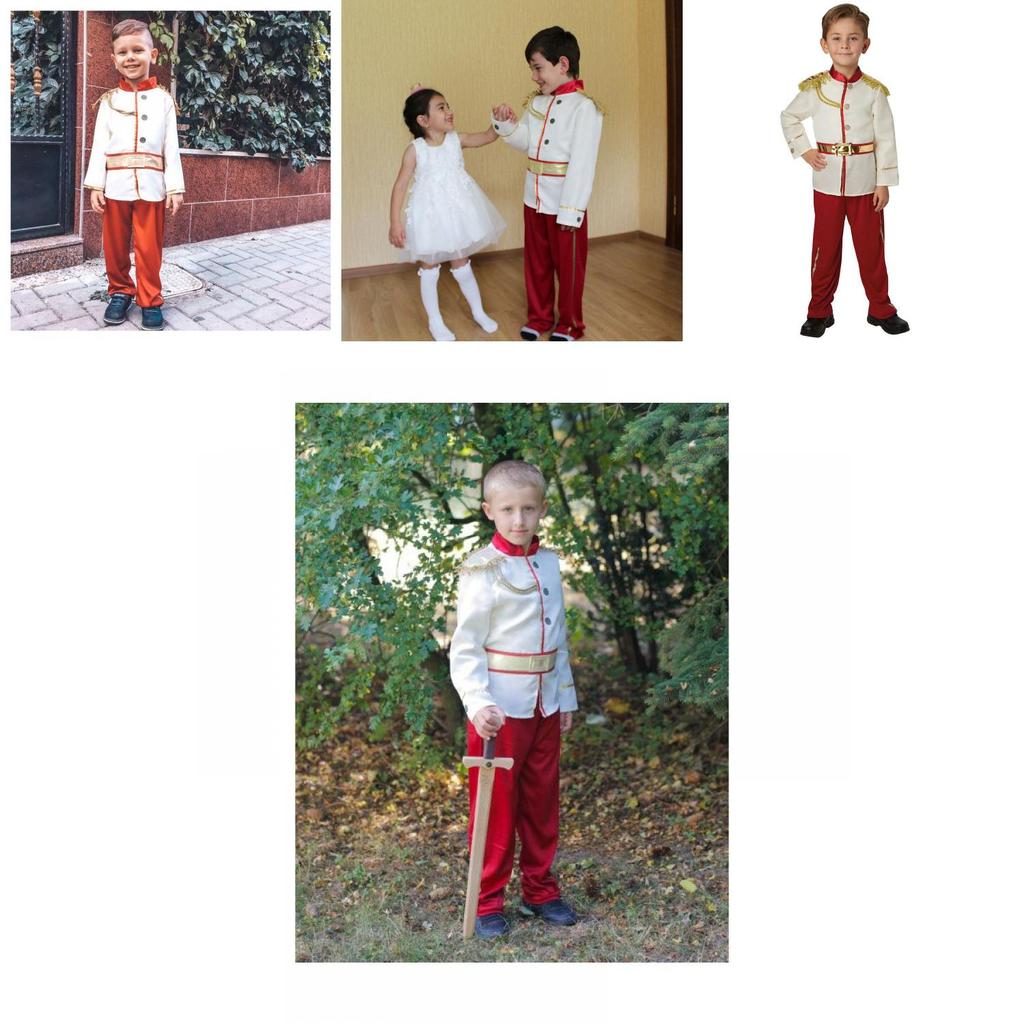 Luxurious Prince Charming Anime Costume For Children Perfect For Christmas And Parties