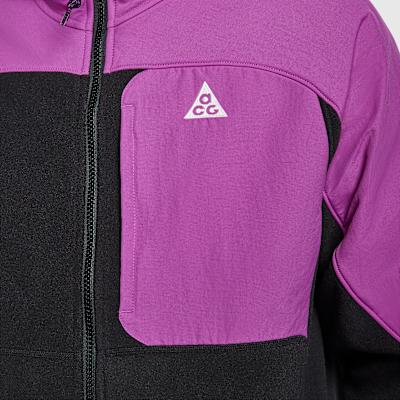 Unisex Nike ACG Jackets Men's Bright Purple/Black/Safe Orange/Mountain White Hooded Moderate Other