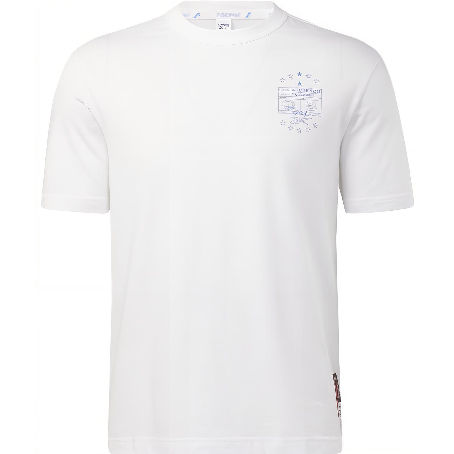 

Reebok Vintage Graphic Print Short Sleeve T-Shirt Men Tops HG4341 L