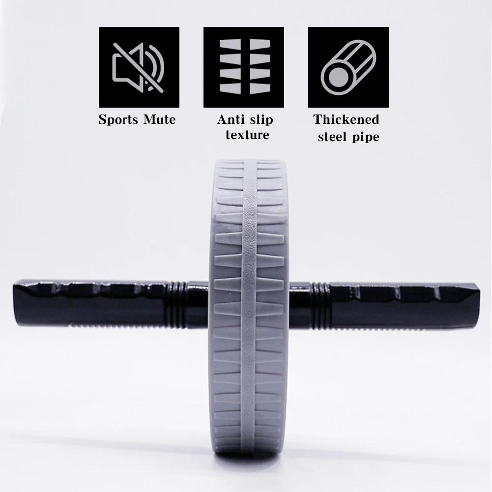 15MM Workout AB Roller Wheel Non-slip Abdominal Wheel No Noise Exercise Wheel Abdominal Exerciser for Home Gym Strength Workouts