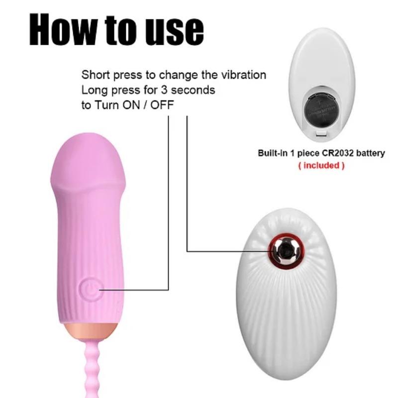 Wireless Remote Control Vibrating Egg Multi Frequency Mini Vibrator