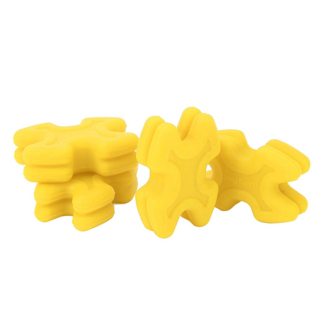 4 Stück Bogen Wurfarm Dämpfer Verschleißfest Gummi Reduzierend Geräusch Vibration Compound Bogen Wurfarm Stabilisator Schalldämpfer Gelb