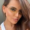 Frameless Y2K Sunglasses - Little Red Book Celebrity Style, High-End Feel, 2025 Hot Girl Edition for Women