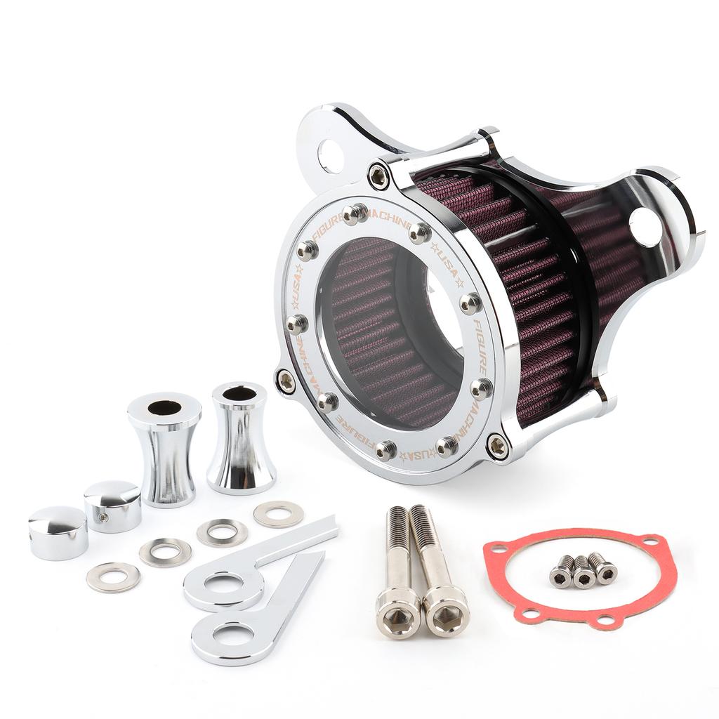 Motorcycle Air Filter Intake Cleaner System Kit For Harley Touring Road King Ultra Limited Dyna Super Glide Softail Night Train