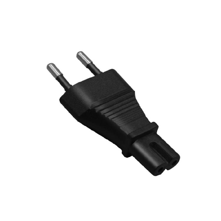 EU 2pin Male Plugs to IEC 320 C5/C7 Adapter Cable EU Power Adaptor Plugs
