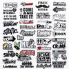 41 Carefully Selected Racing Car Sticker Bomb JDM Auto Sticker Setagaya Base Parody Sticker Usdm Decal