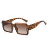 SO&EI Ins Popular Fashion Square Punk Men Gradient Sunglasses Shades UV400