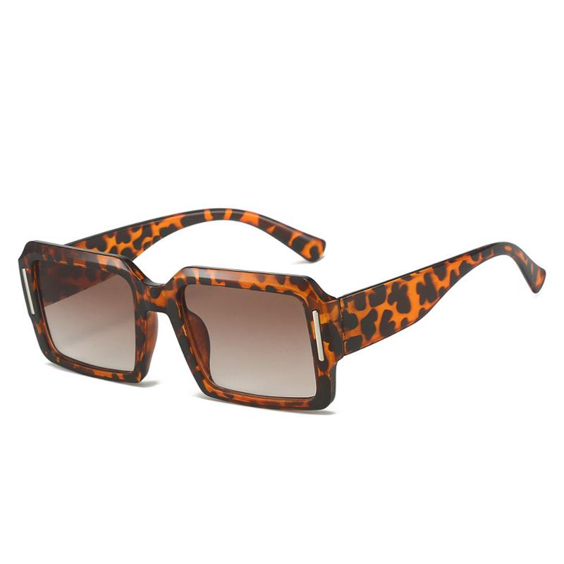 SO&EI Ins Popular Fashion Square Punk Men Gradient Sunglasses Shades UV400