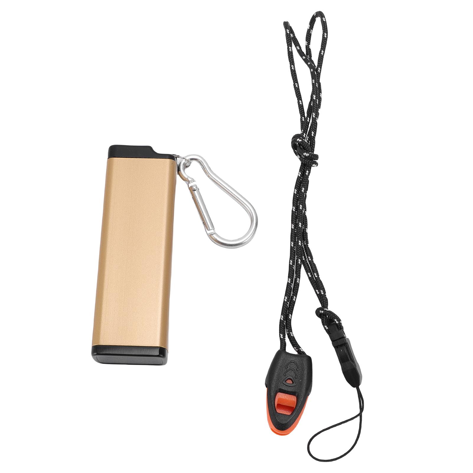 

Металлическая трубка для хранения, бутылка, брелок, герметичный контейнер, алюминиевый сплав, водонепроницаемый для кемпинга на открытом воздухе Gold