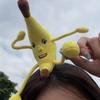 Silly Big Banana Plush Doll Headband Funny Wide-brimmed Hairpin Creativity Big Banana Hairband