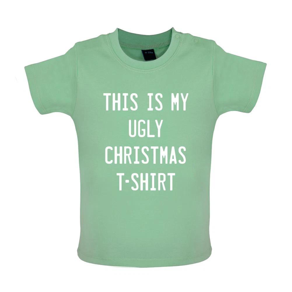 

This Is My Ugly Christmas Shirt - Baby Kids Boys Girls Unisex T-Shirt / Babygrow - Funny Xmas Secret 140