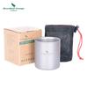 Pure Titanium Double Wall Insulated Travel Mug Coffee Tea Outdoor Camping Lightweight Thermal Cup