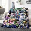 Name Custom Anime Hunter X Hunter Print Flannel Blanket High Quality Warm Comfortable Cover for All Seasons Perfect for Gifts Home Decor