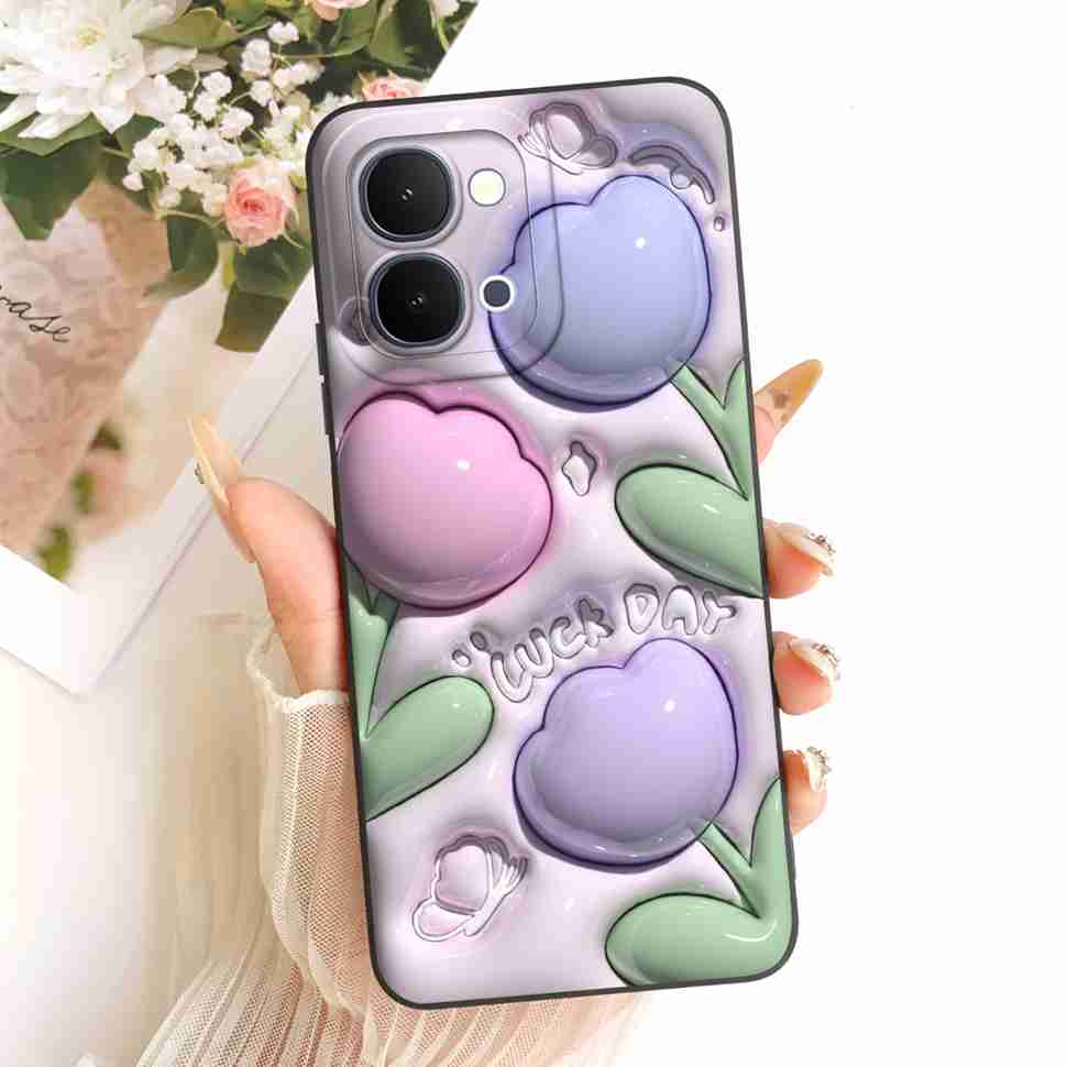 For Vivo Y31d 4G V2543 Case Fashion Cartoon Painting Silicone Full Protcetion Back Cover For Vivo Y 31d Y31D 4G Bumper Shell
