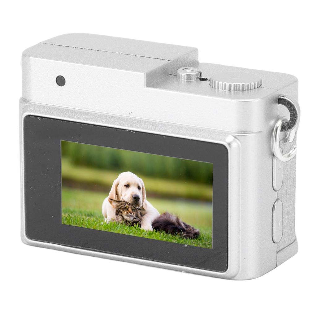 64GB Keychain Camera 1080P 0.96in Color Display Portable Retro Camera for School Travel
