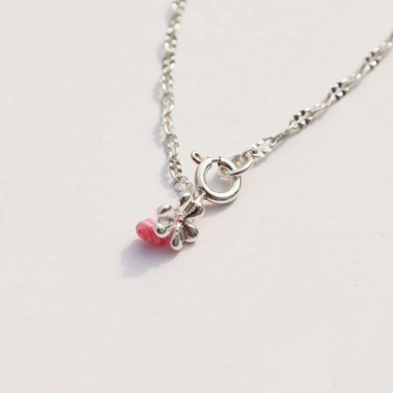 BONBEAU Simple oval cutting silver chain Bracelet 925 silver oval cutting chain sterling silver bracelet