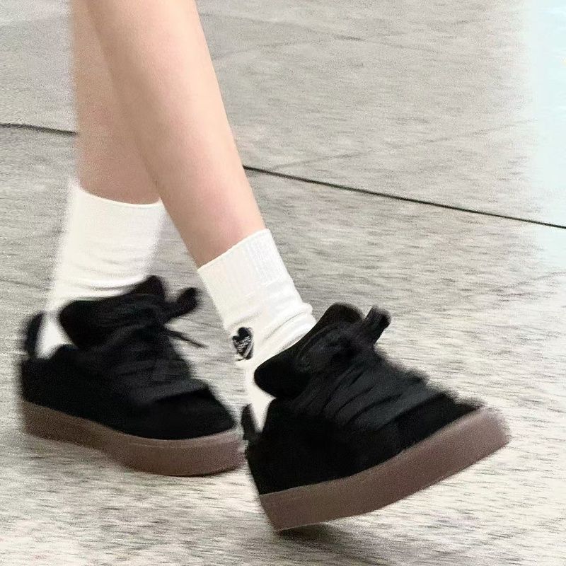 

Нишевый хлеб ретро леопардовый принт низкие кеды черные модные шлепанцы мех универсальная пара повседневная обувь 40 чёрный