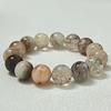 Women Natural Crystal Beaded Bracelets 8mm 10mm 12mm Round Yoga Bead Stretch Bangle Handmade DIY Jewelry Gift