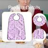 Adult Bib for Eating Clothing Protector Beautiful Protection Reusable Elderly Waterproof