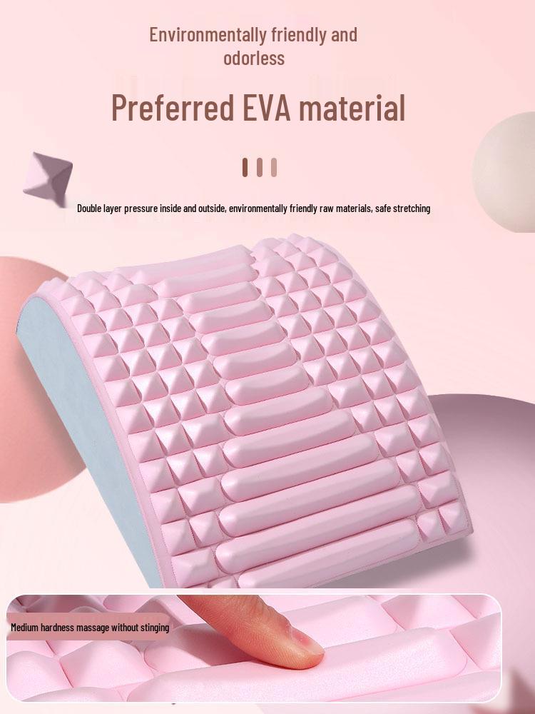 Lumbar Soother: Yoga Waist Stretcher & Back Support Massager