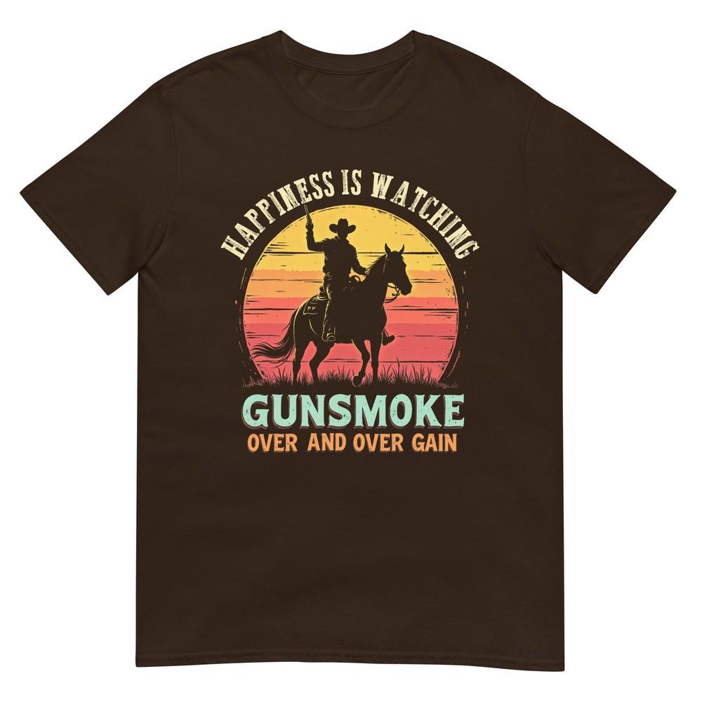 Cowboy Gunsmoke Over And Over Again Tshirt