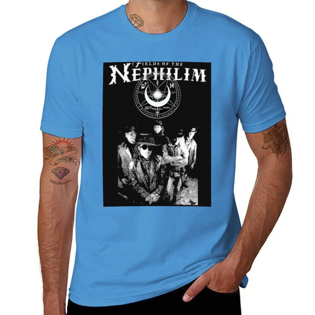 Field of the Nephilim Rr11 TShirt Graphics Summer Top Mens White T Shirts