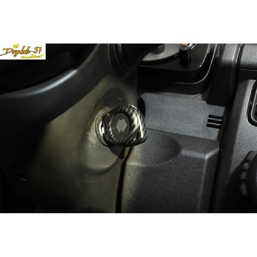 Carbon Fiber Key Case Protector Cover Key Fob Shell For Suzuki Jimny -