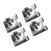10pcs 6mm Nuts Bumper License Plate Mounting U Type Clips Number Plate Fixed Buckle Easy Installation