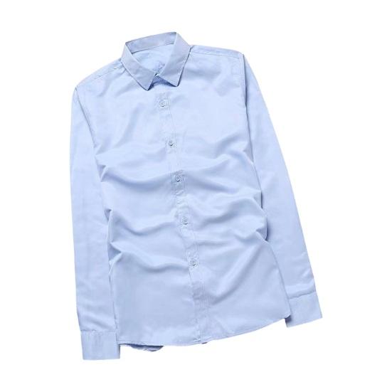 Herre Sommer Skjorte Nedslået Krave Ensfarvet Enkeltknappet Tynd Slim Fit Cardigan Lange Ærmer Mellemlang Afslappet Forretnings Herre Kontor Top