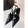 Fashionable Shoes, Versatile New Pointed-toe, Thin-heeled Sandals, Women's Shoes