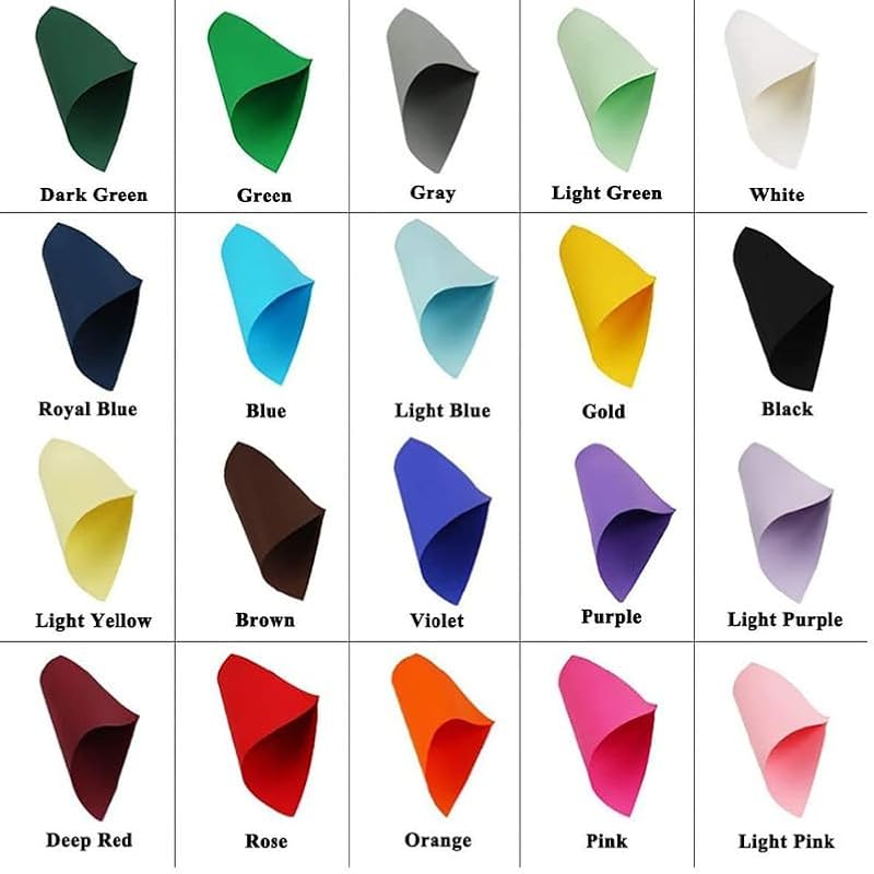 Eclet Neon Origami Paper 15 Cm X 15 Cm Pack of 100 Sheets (10 Sheet X 10 Color) Fluorescent Color Both Side Coloured For